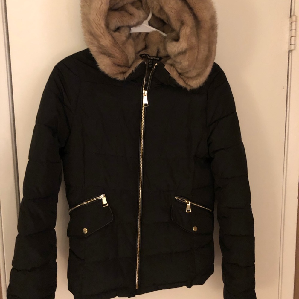ZARA Trafaluc Puffer Coat